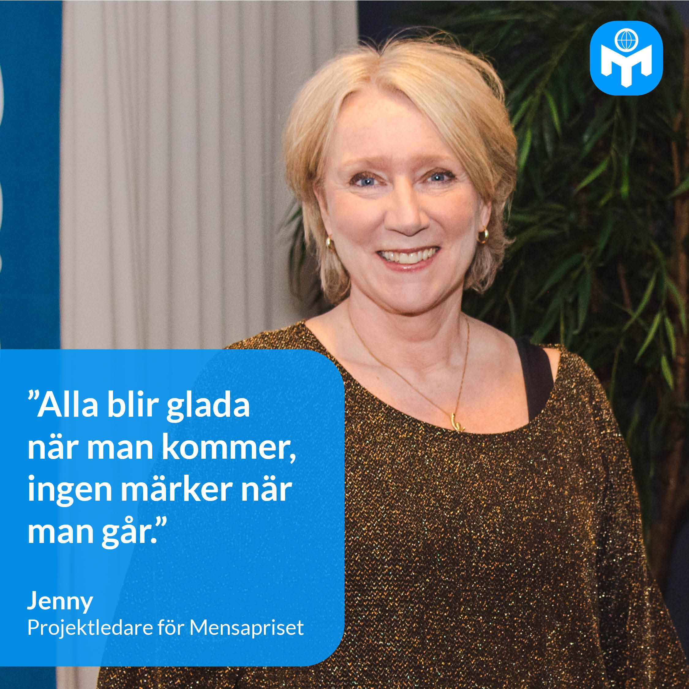 Alla blir glada ...